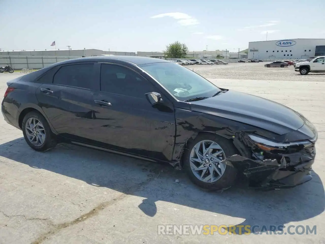 4 fotografías del automóvil dañado KMHLM4DG3RU813060 HYUNDAI ELANTRA 2024