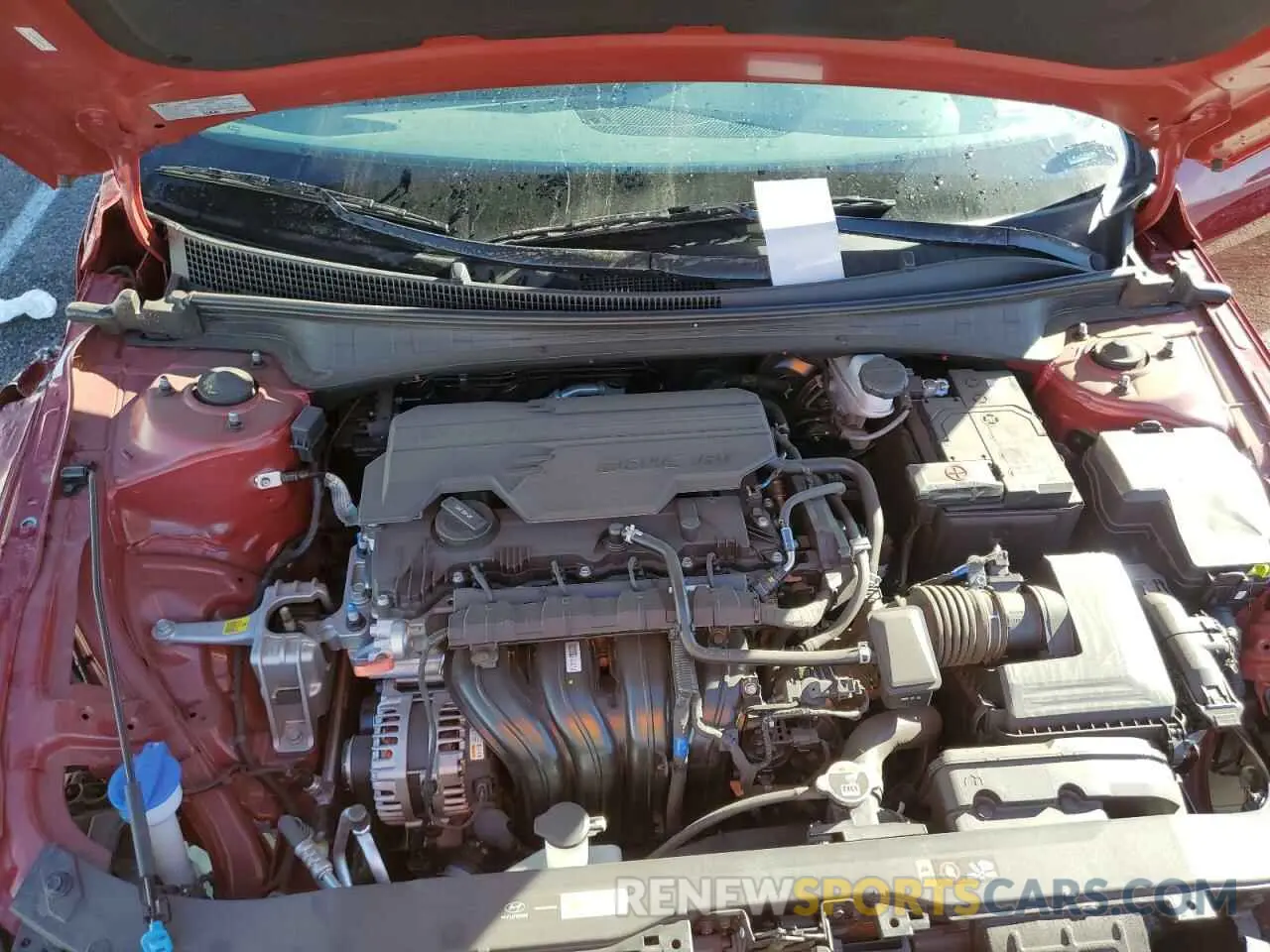 11 fotografías del automóvil dañado KMHLM4DG4RU657451 HYUNDAI ELANTRA 2024