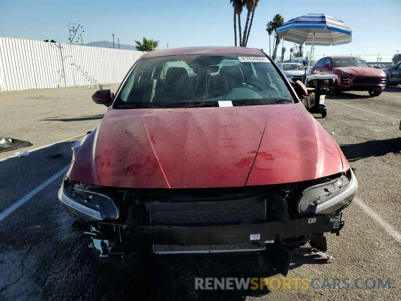 5 fotografías del automóvil dañado KMHLM4DG4RU657451 HYUNDAI ELANTRA 2024