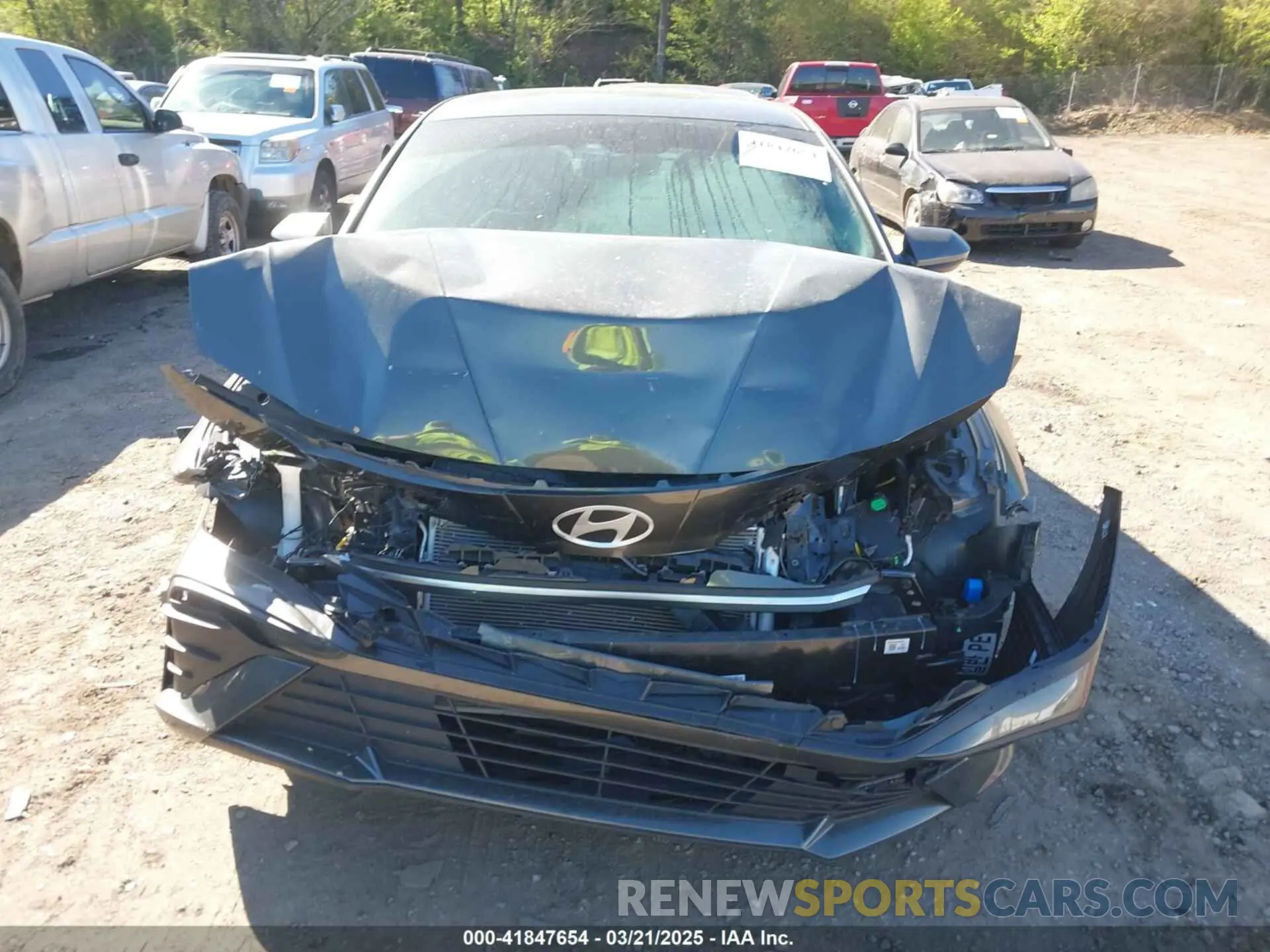 6 fotografías del automóvil dañado KMHLM4DG4RU707815 HYUNDAI ELANTRA 2024