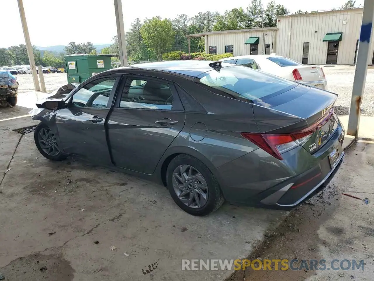 2 fotografías del automóvil dañado KMHLM4DG4RU734237 HYUNDAI ELANTRA 2024