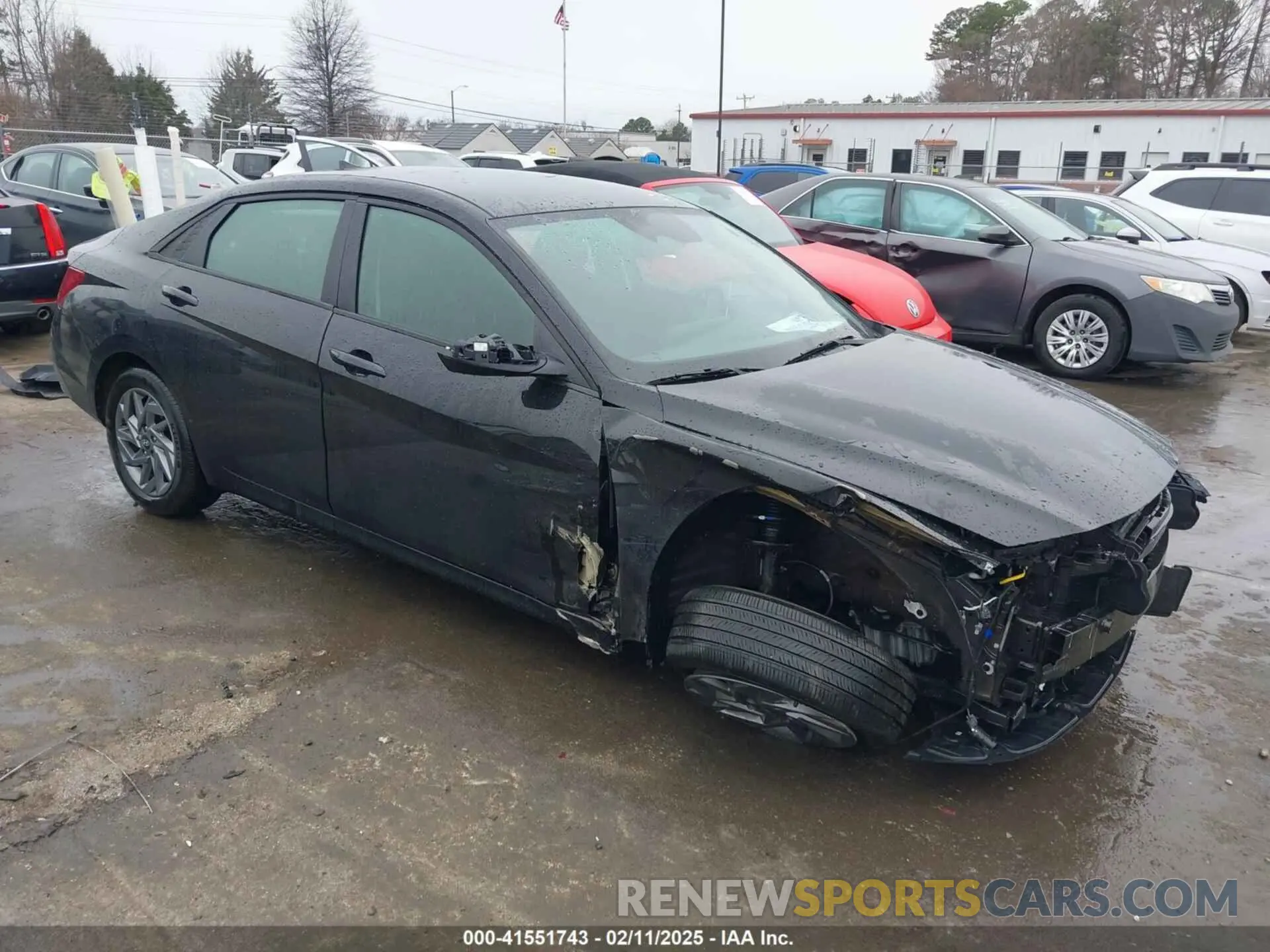 1 fotografías del automóvil dañado KMHLM4DG4RU756772 HYUNDAI ELANTRA 2024