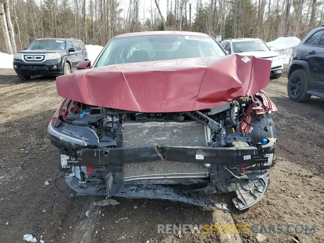 5 fotografías del automóvil dañado KMHLM4DG4RU777783 HYUNDAI ELANTRA 2024