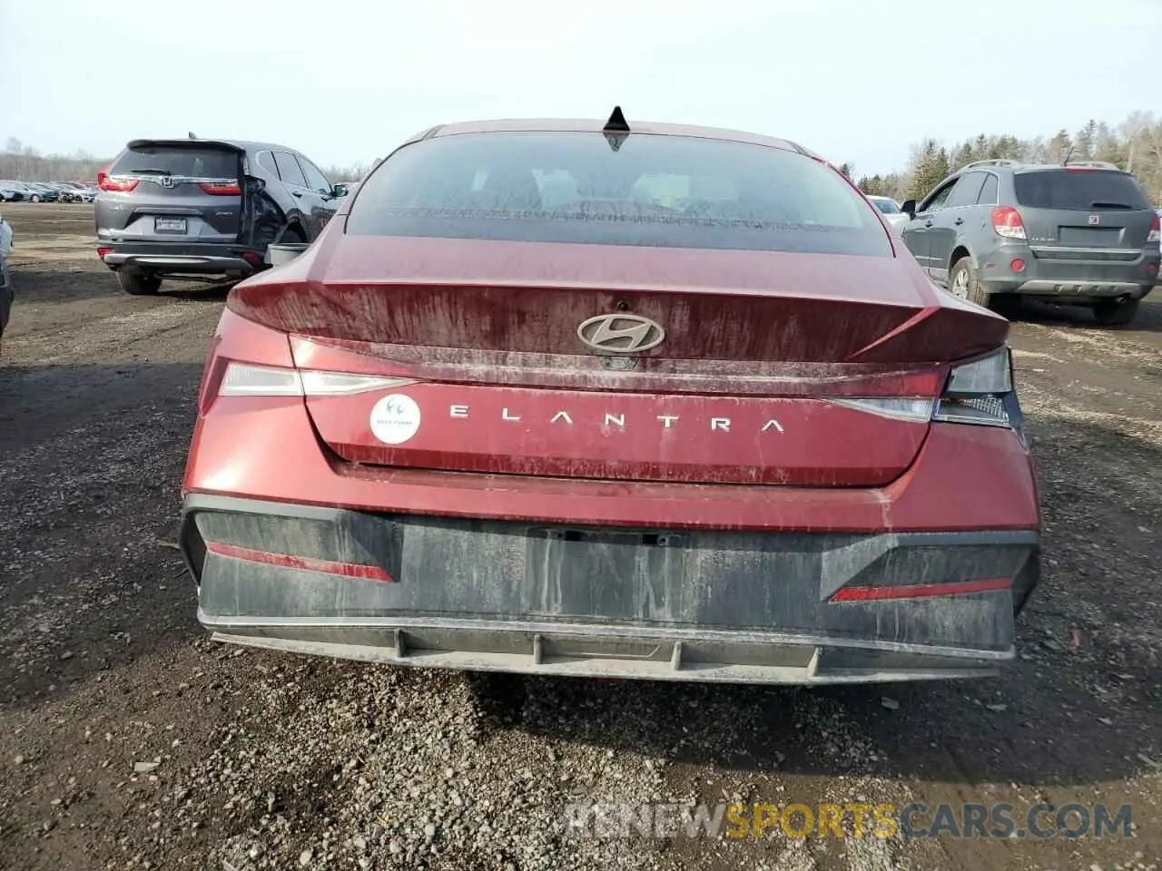 6 fotografías del automóvil dañado KMHLM4DG4RU777783 HYUNDAI ELANTRA 2024