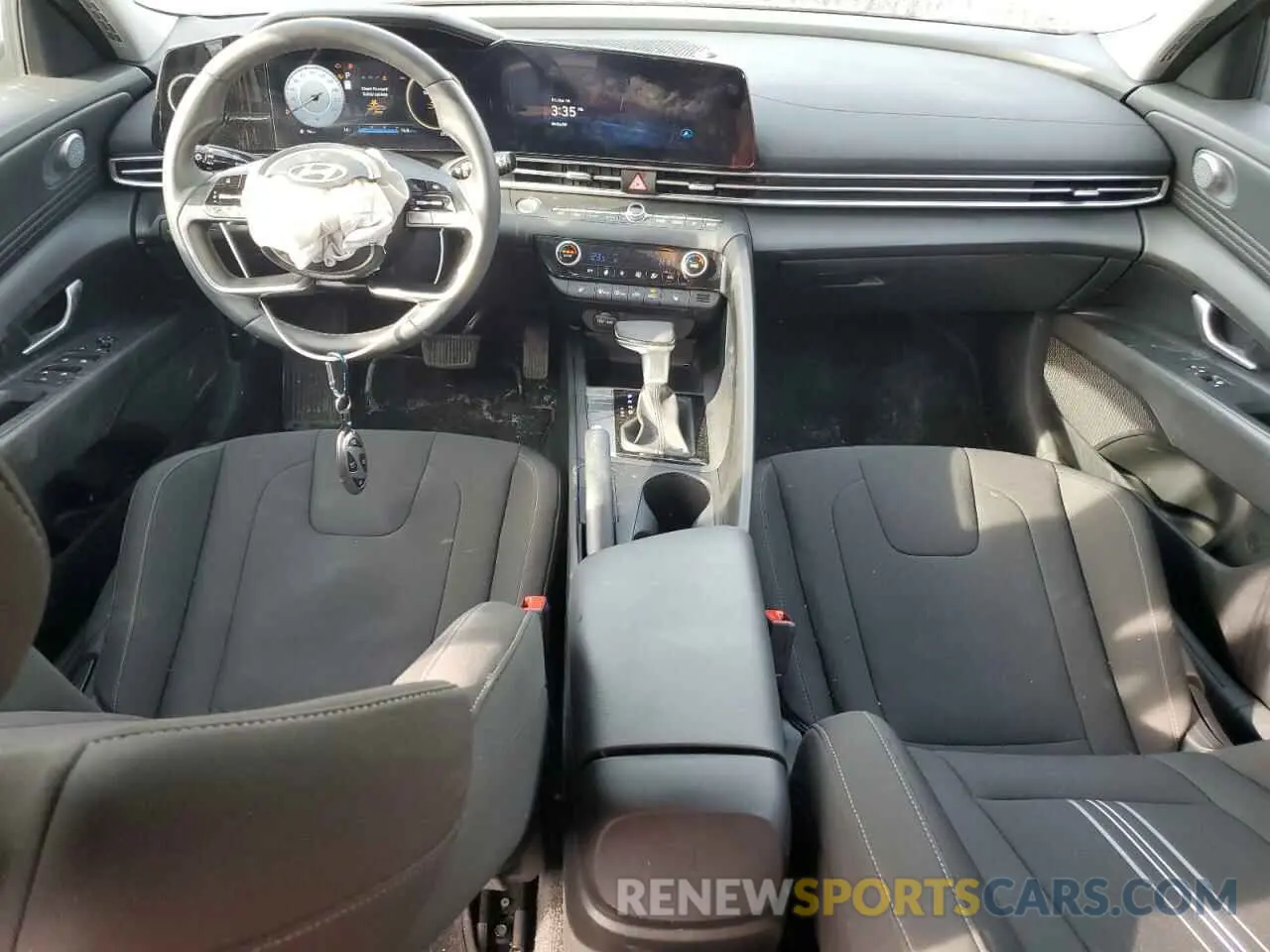 8 fotografías del automóvil dañado KMHLM4DG4RU777783 HYUNDAI ELANTRA 2024
