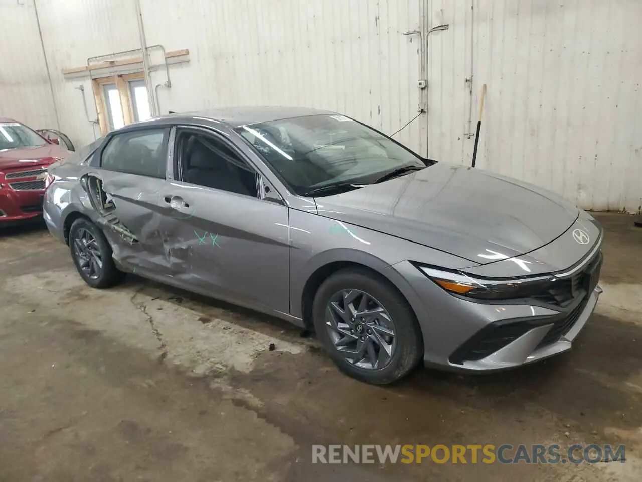 4 fotografías del automóvil dañado KMHLM4DG4RU833690 HYUNDAI ELANTRA 2024