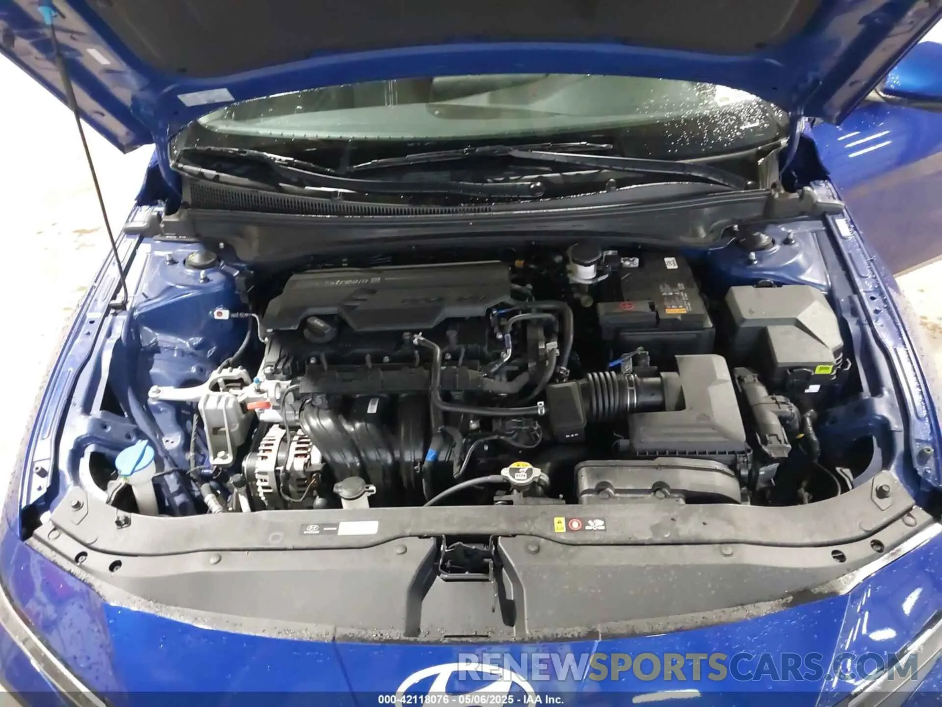 10 fotografías del automóvil dañado KMHLM4DG4RU842843 HYUNDAI ELANTRA 2024