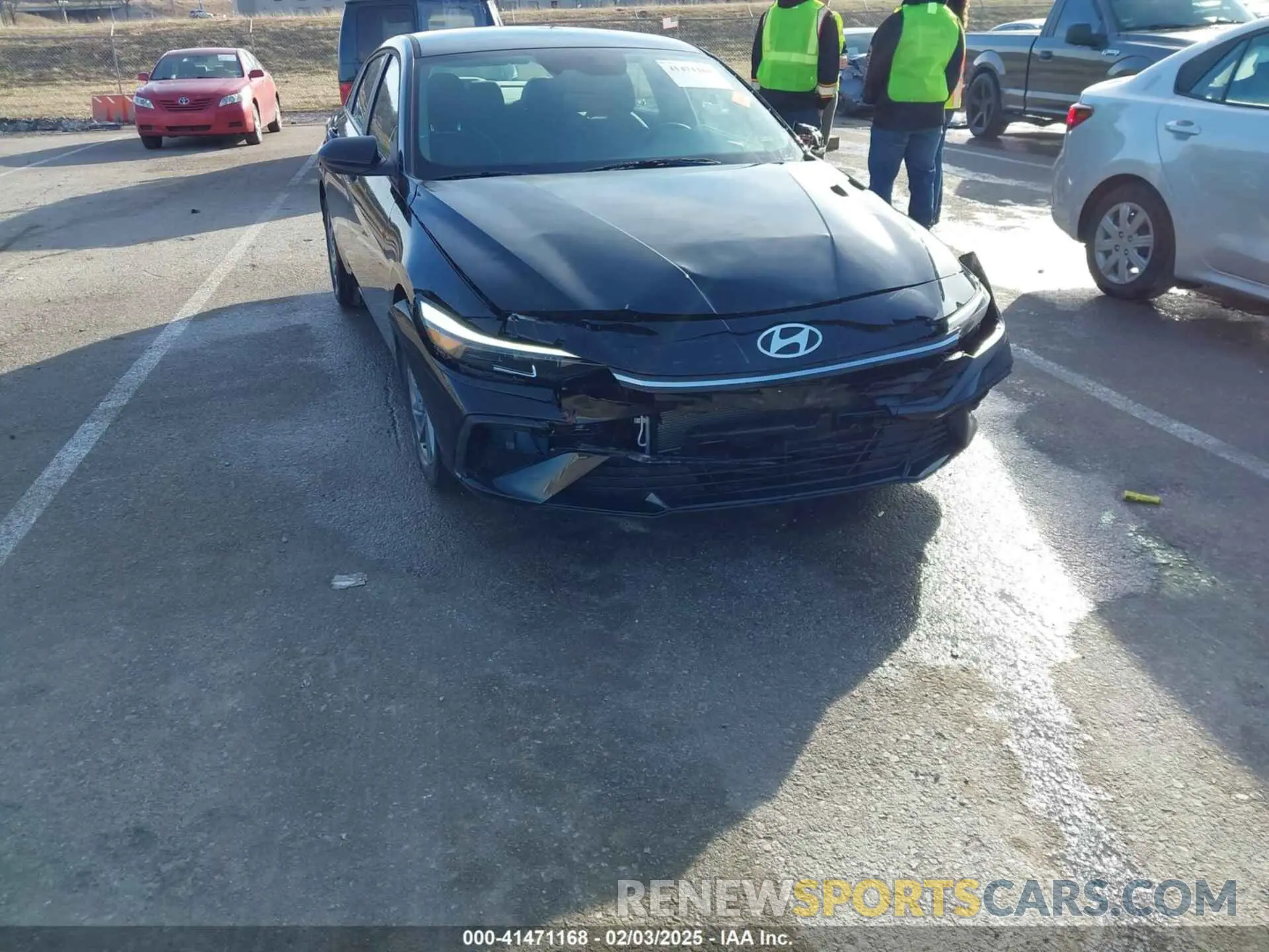 6 fotografías del automóvil dañado KMHLM4DG4RU852319 HYUNDAI ELANTRA 2024