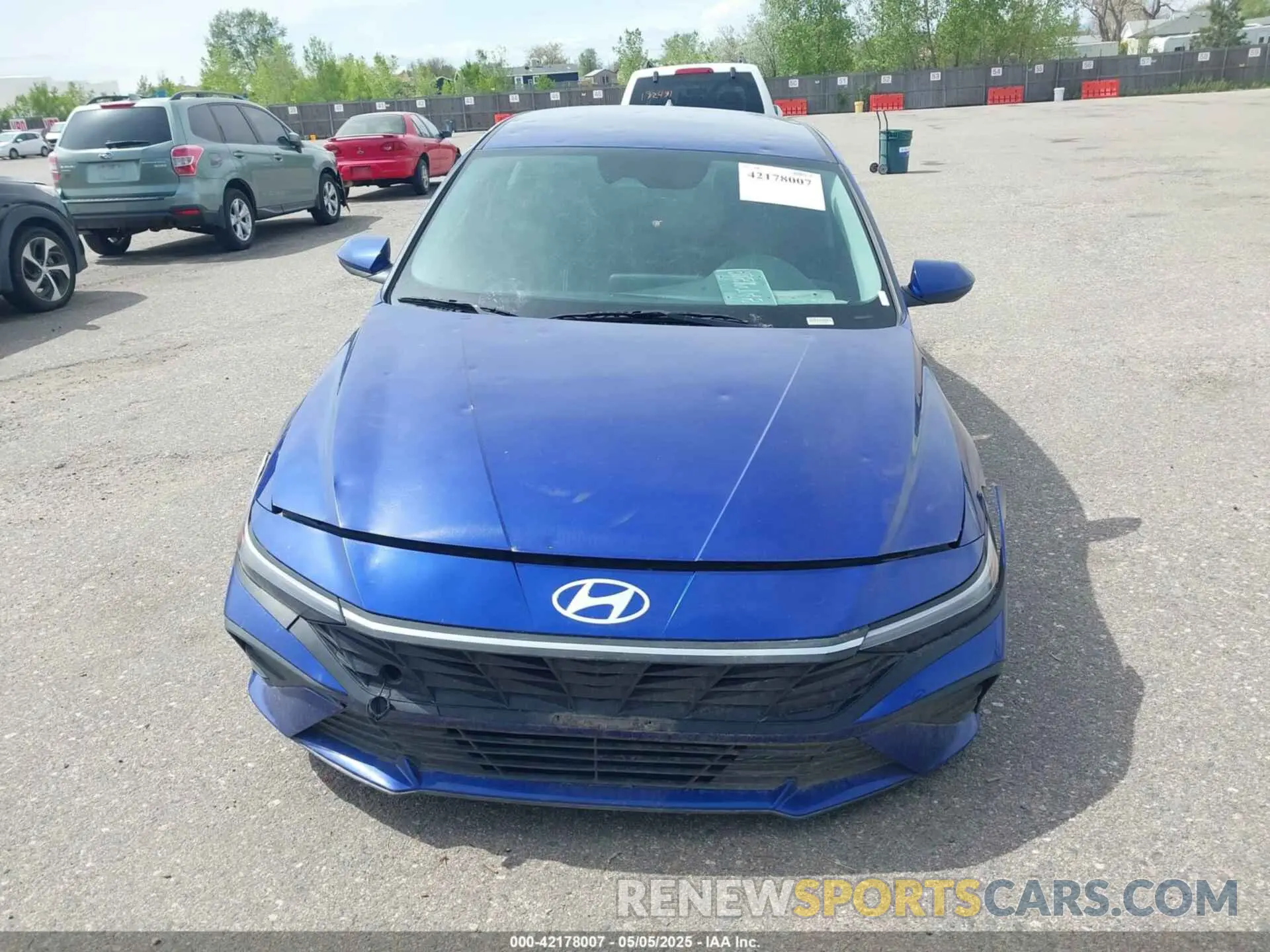 12 fotografías del automóvil dañado KMHLM4DG5RU639931 HYUNDAI ELANTRA 2024