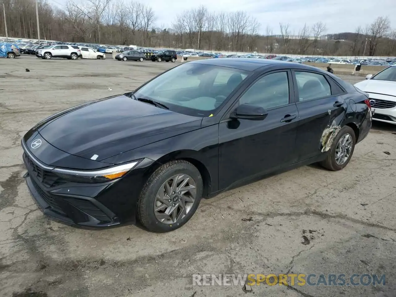 1 fotografías del automóvil dañado KMHLM4DG5RU658172 HYUNDAI ELANTRA 2024