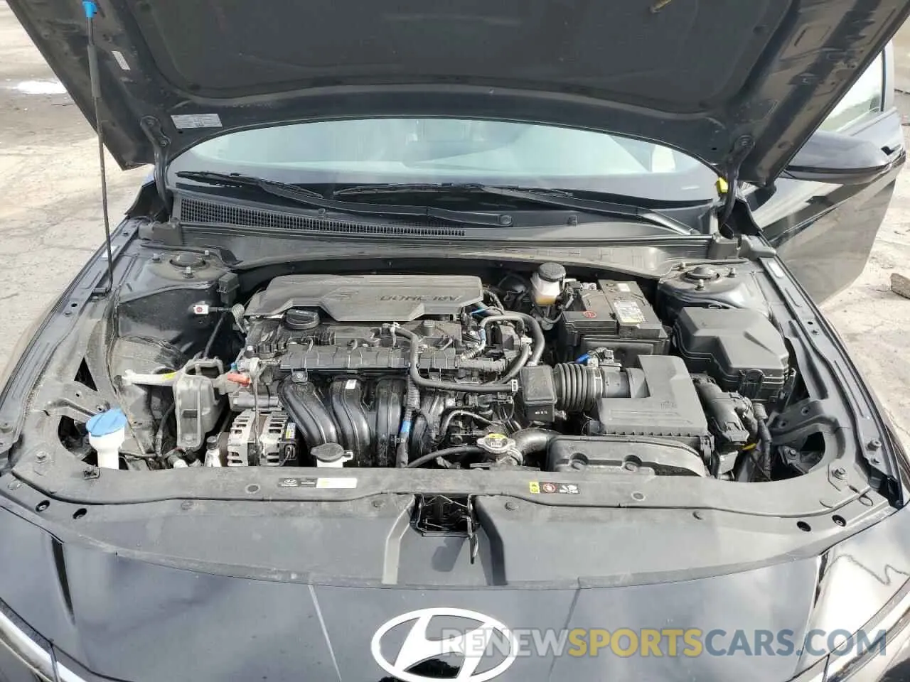 11 fotografías del automóvil dañado KMHLM4DG5RU658172 HYUNDAI ELANTRA 2024