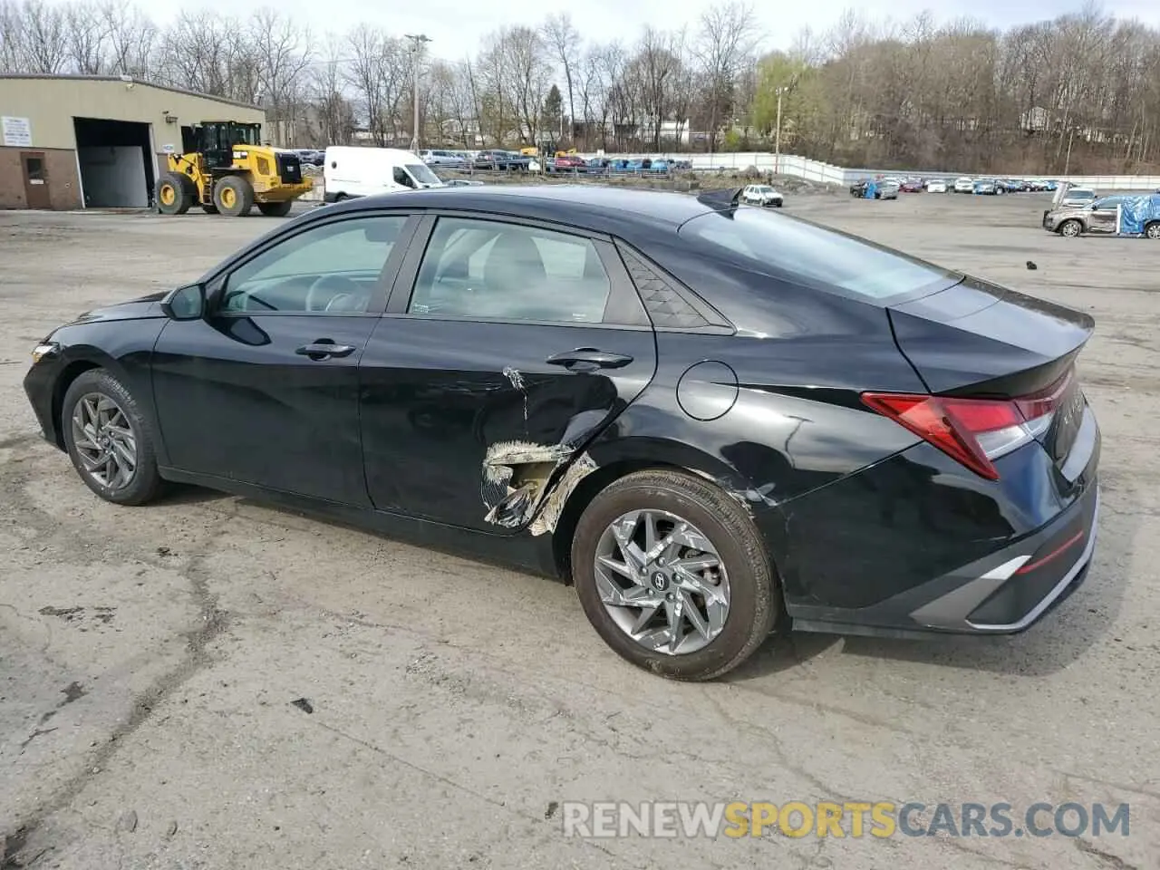 2 fotografías del automóvil dañado KMHLM4DG5RU658172 HYUNDAI ELANTRA 2024