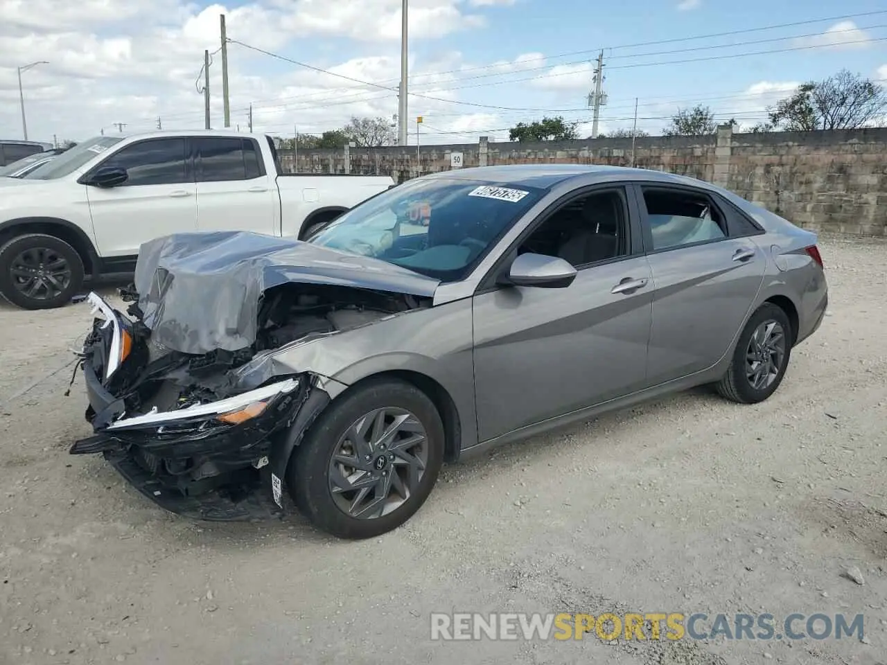 1 fotografías del automóvil dañado KMHLM4DG5RU663193 HYUNDAI ELANTRA 2024