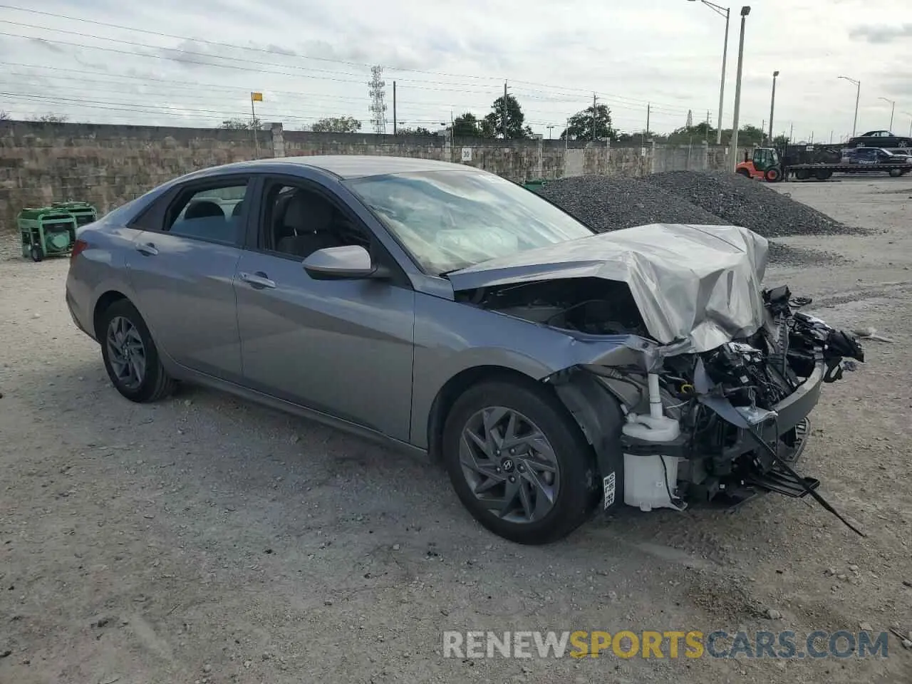4 fotografías del automóvil dañado KMHLM4DG5RU663193 HYUNDAI ELANTRA 2024