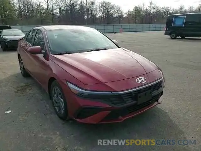 10 fotografías del automóvil dañado KMHLM4DG5RU689969 HYUNDAI ELANTRA 2024