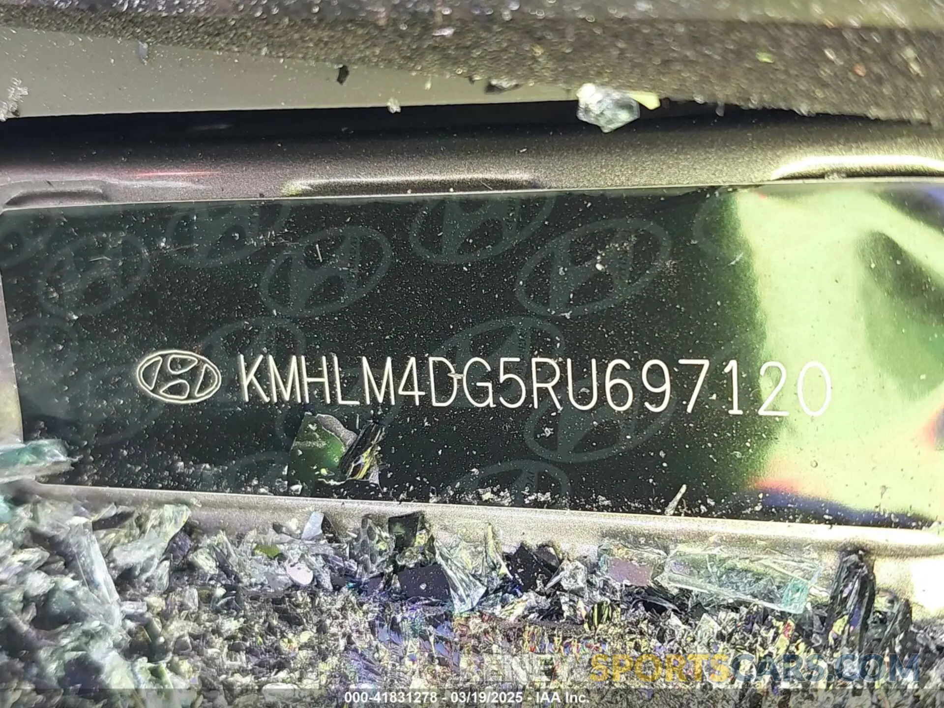 9 fotografías del automóvil dañado KMHLM4DG5RU697120 HYUNDAI ELANTRA 2024