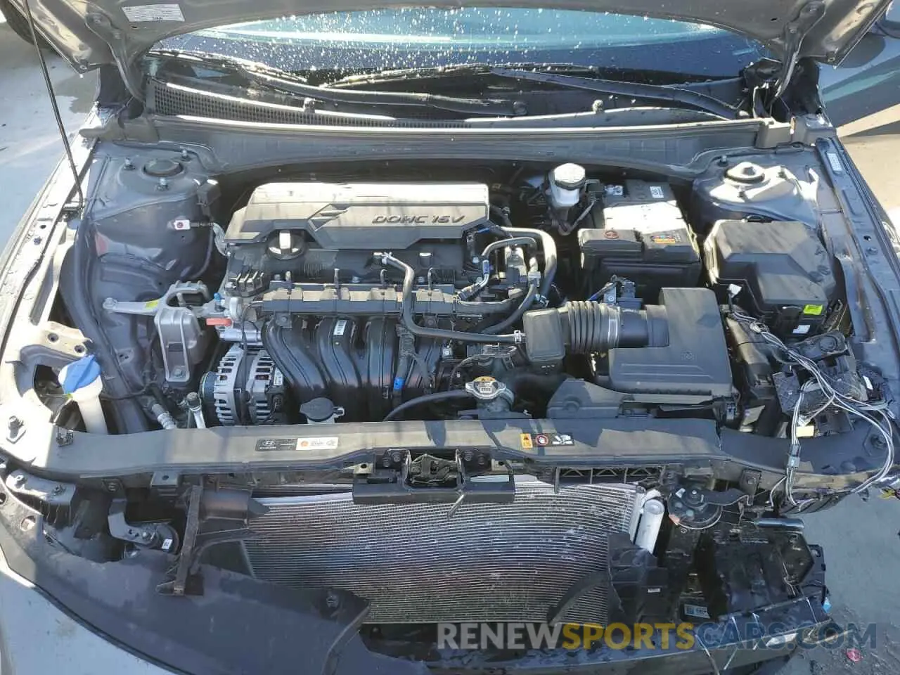 11 fotografías del automóvil dañado KMHLM4DG5RU755176 HYUNDAI ELANTRA 2024