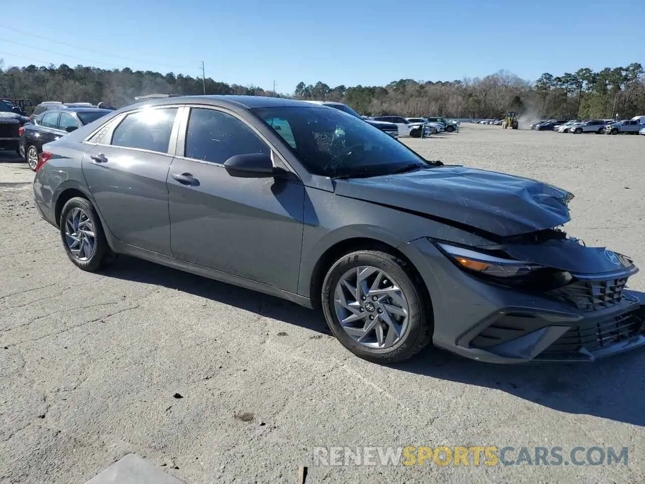 4 fotografías del automóvil dañado KMHLM4DG5RU755176 HYUNDAI ELANTRA 2024
