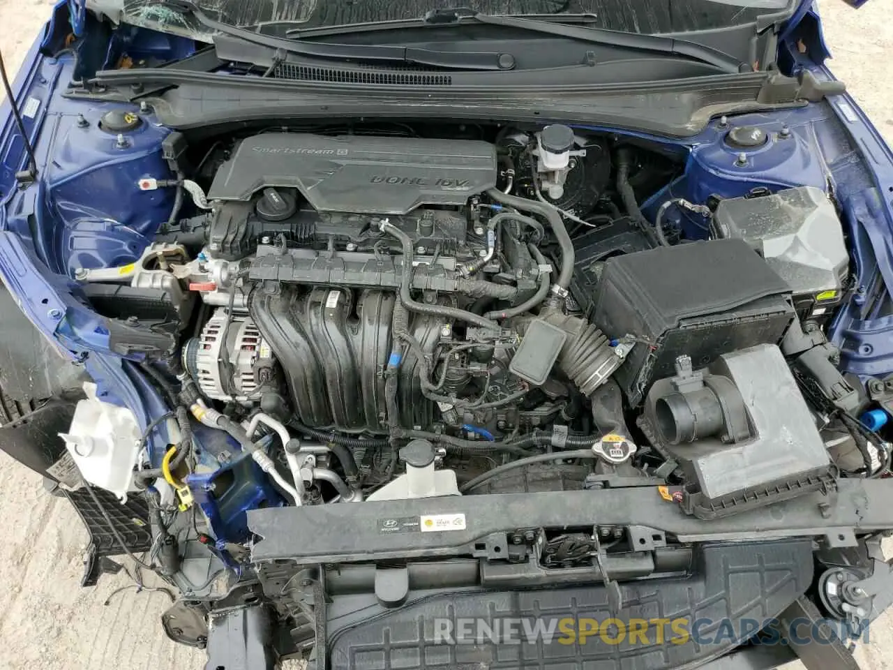 12 fotografías del automóvil dañado KMHLM4DG5RU756909 HYUNDAI ELANTRA 2024
