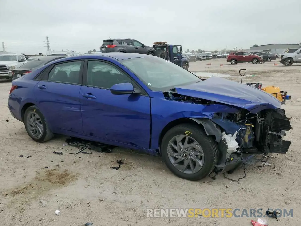 4 fotografías del automóvil dañado KMHLM4DG5RU756909 HYUNDAI ELANTRA 2024