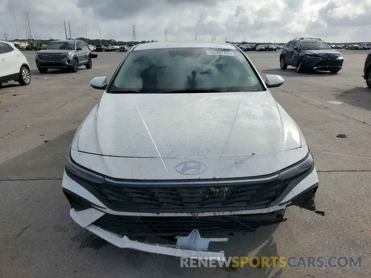 5 fotografías del automóvil dañado KMHLM4DG5RU758577 HYUNDAI ELANTRA 2024