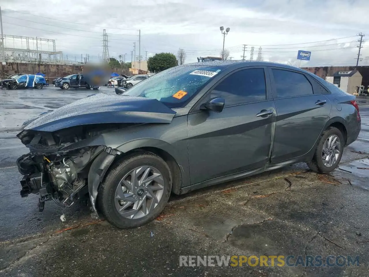 1 fotografías del automóvil dañado KMHLM4DG5RU775752 HYUNDAI ELANTRA 2024