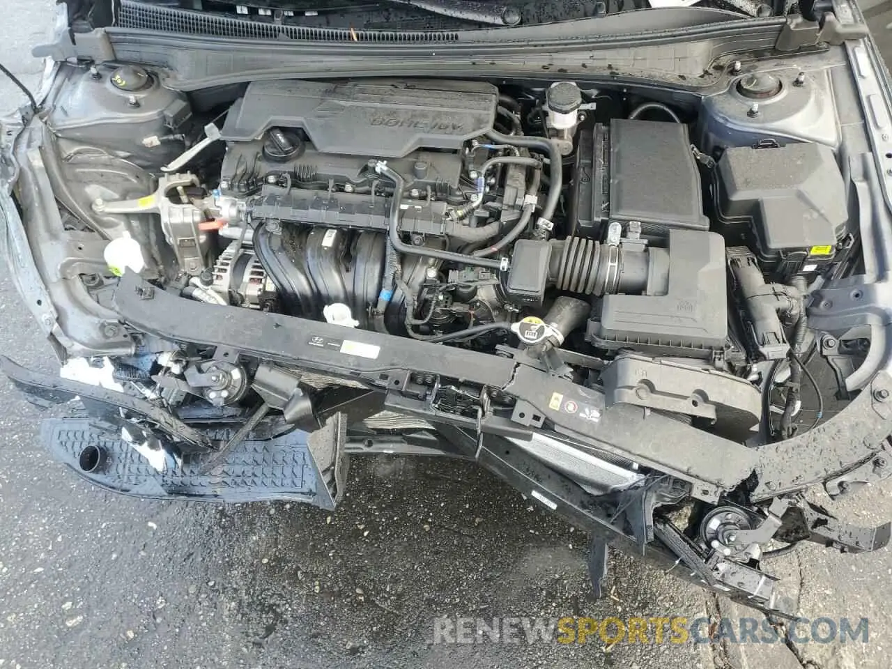 12 fotografías del automóvil dañado KMHLM4DG5RU775752 HYUNDAI ELANTRA 2024