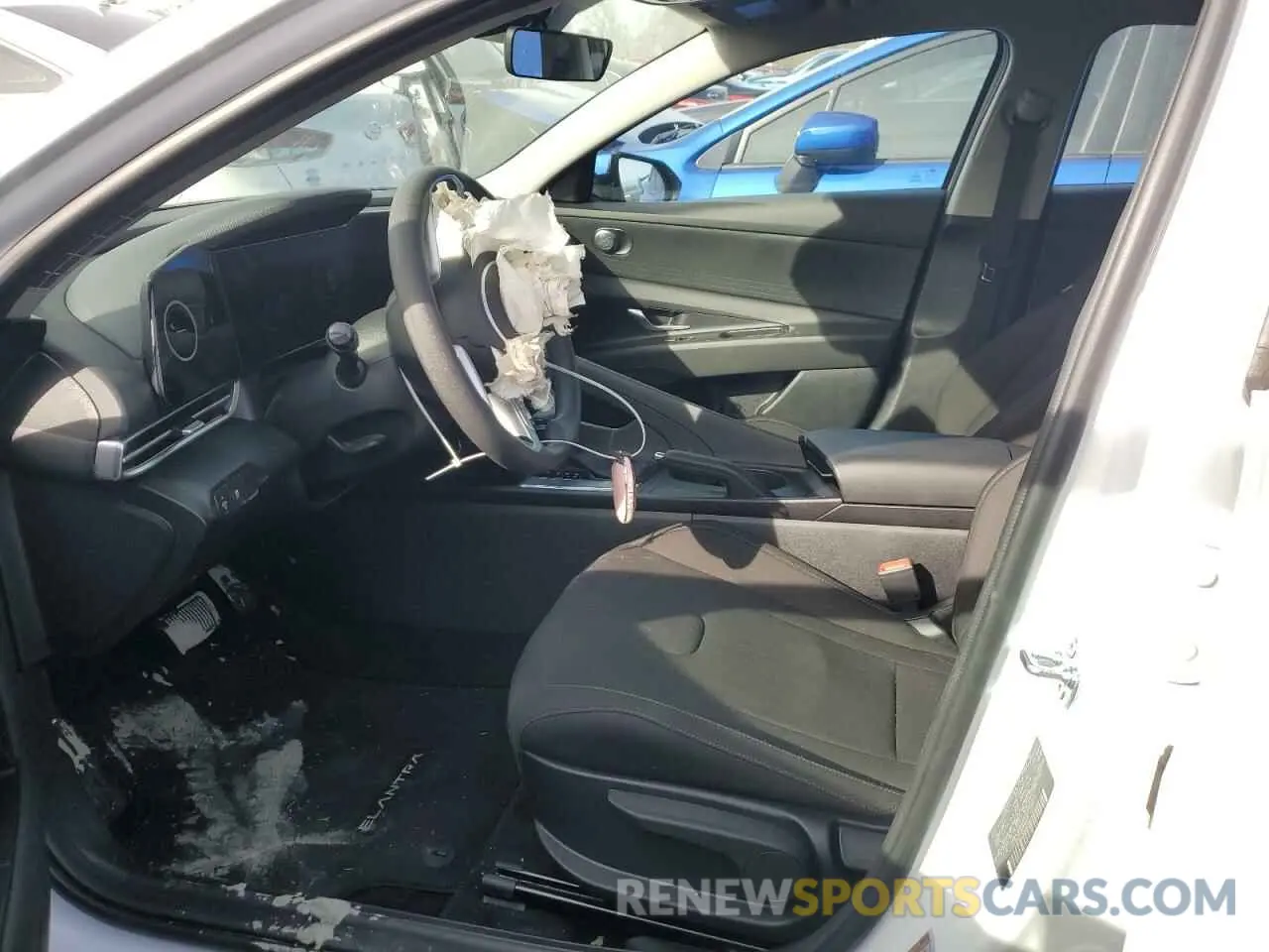 7 fotografías del automóvil dañado KMHLM4DG5RU845671 HYUNDAI ELANTRA 2024