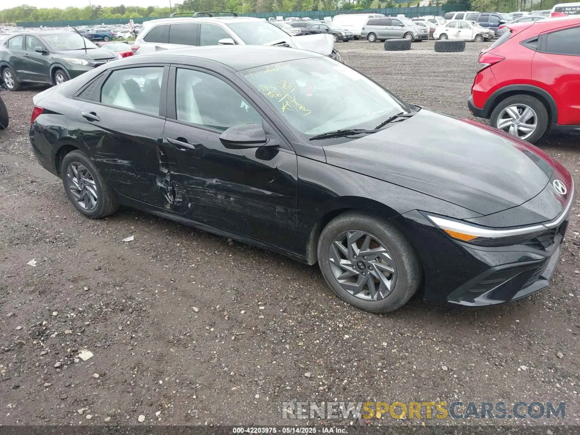 1 fotografías del automóvil dañado KMHLM4DG6RU653322 HYUNDAI ELANTRA 2024