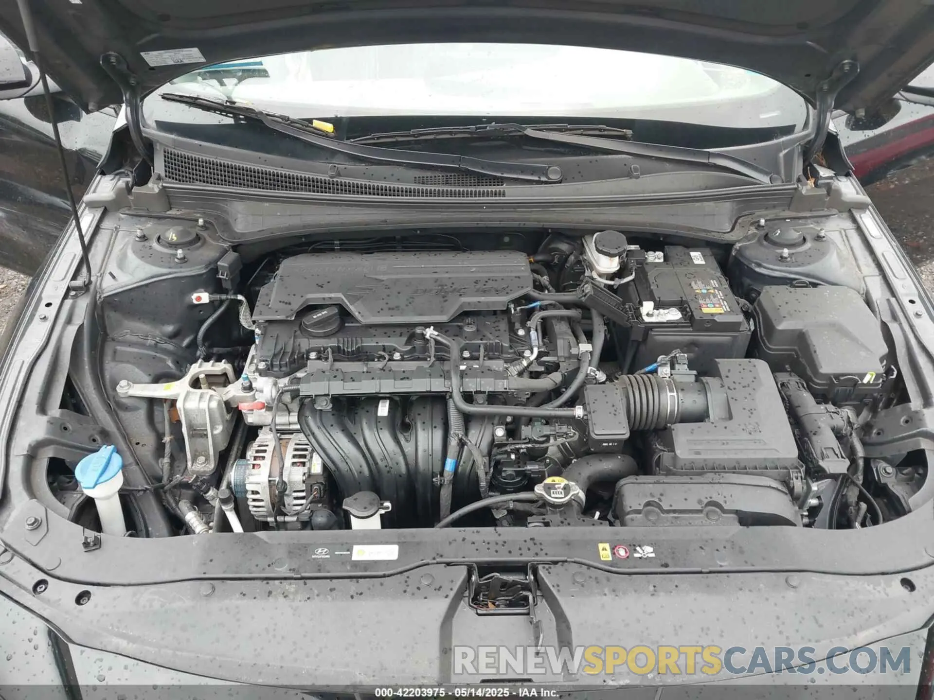 10 fotografías del automóvil dañado KMHLM4DG6RU653322 HYUNDAI ELANTRA 2024