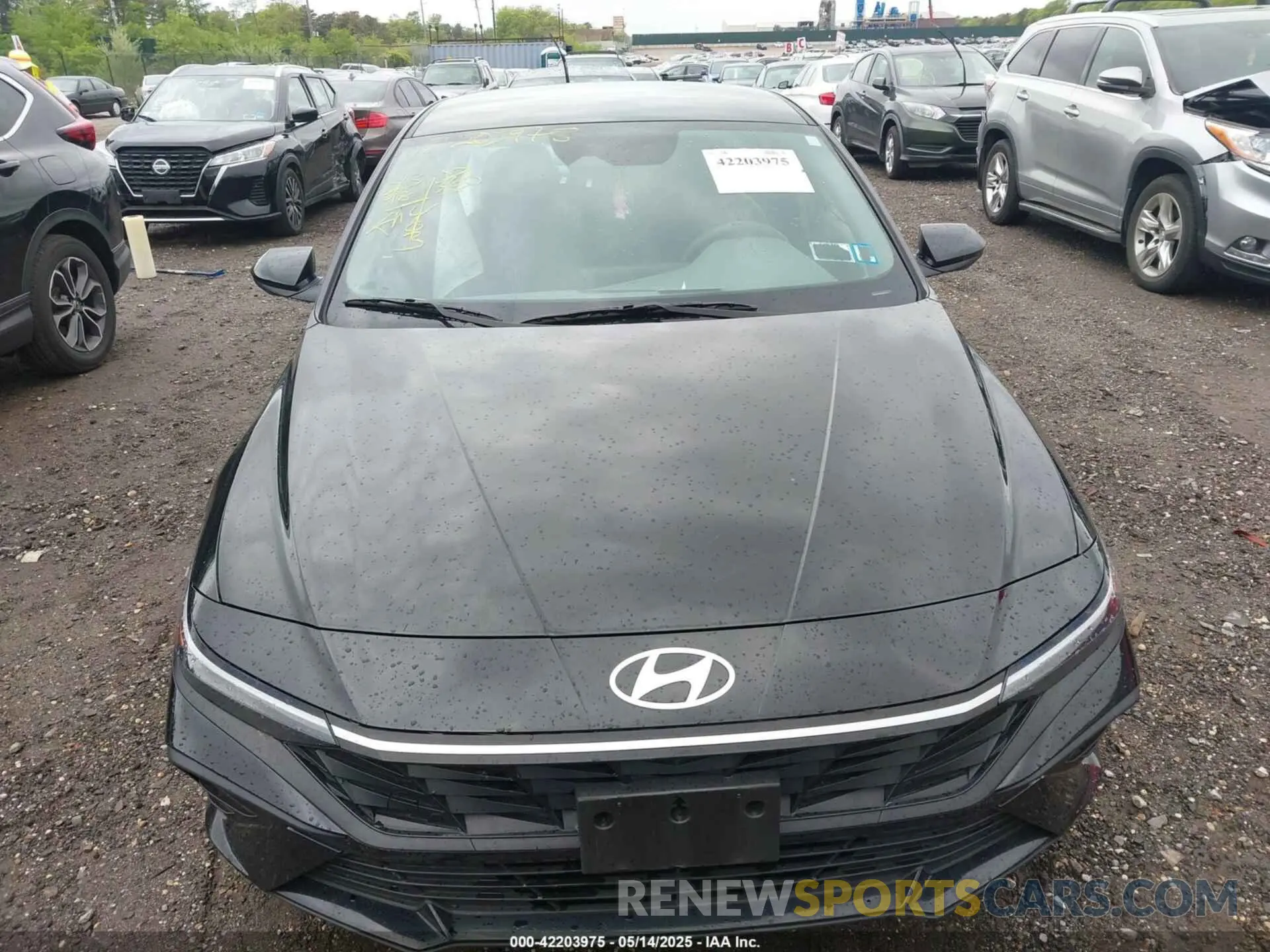 11 fotografías del automóvil dañado KMHLM4DG6RU653322 HYUNDAI ELANTRA 2024