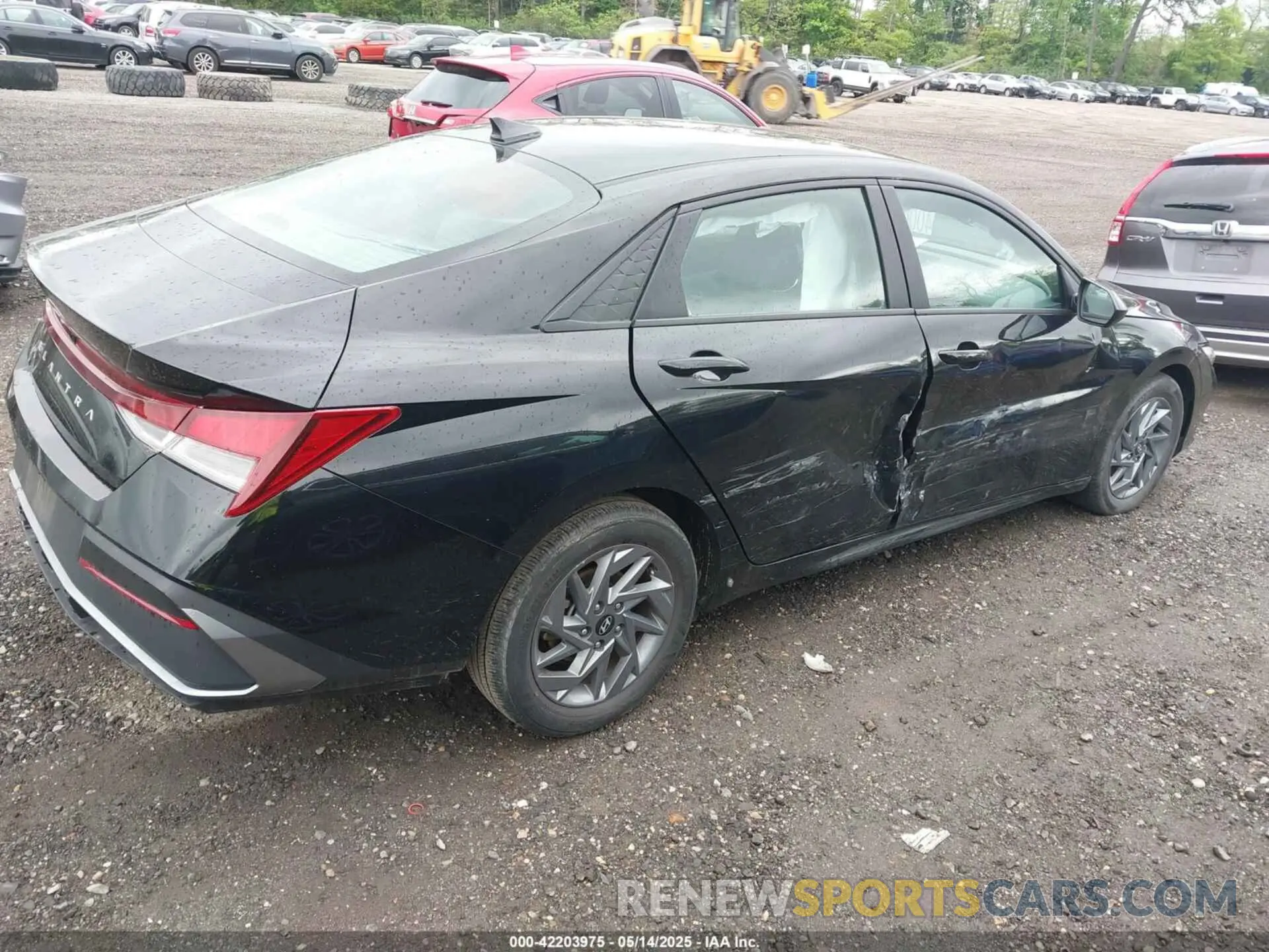 4 fotografías del automóvil dañado KMHLM4DG6RU653322 HYUNDAI ELANTRA 2024