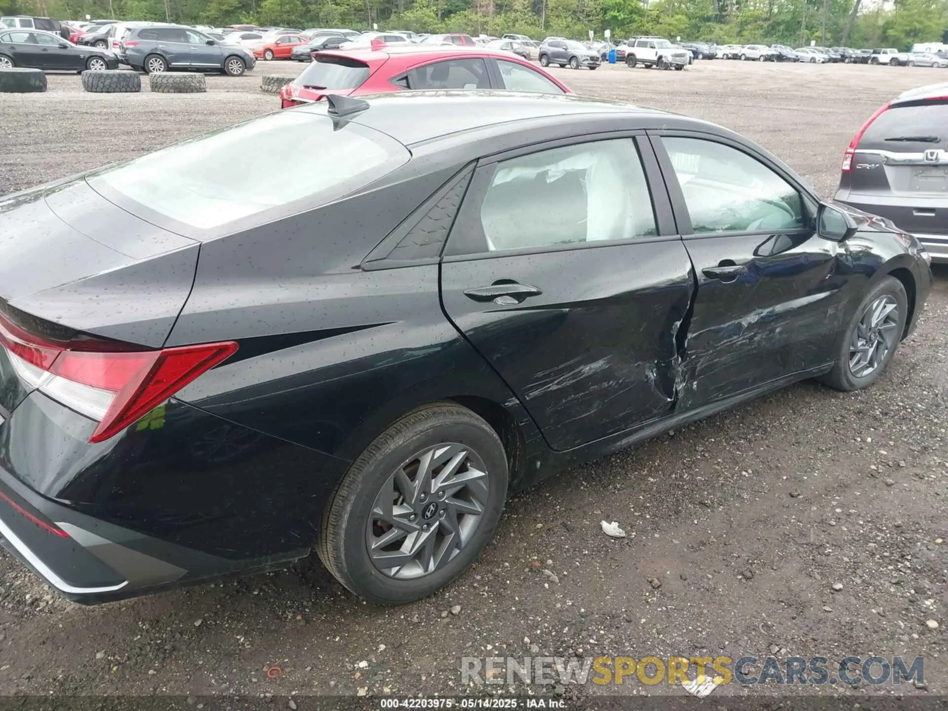 6 fotografías del automóvil dañado KMHLM4DG6RU653322 HYUNDAI ELANTRA 2024