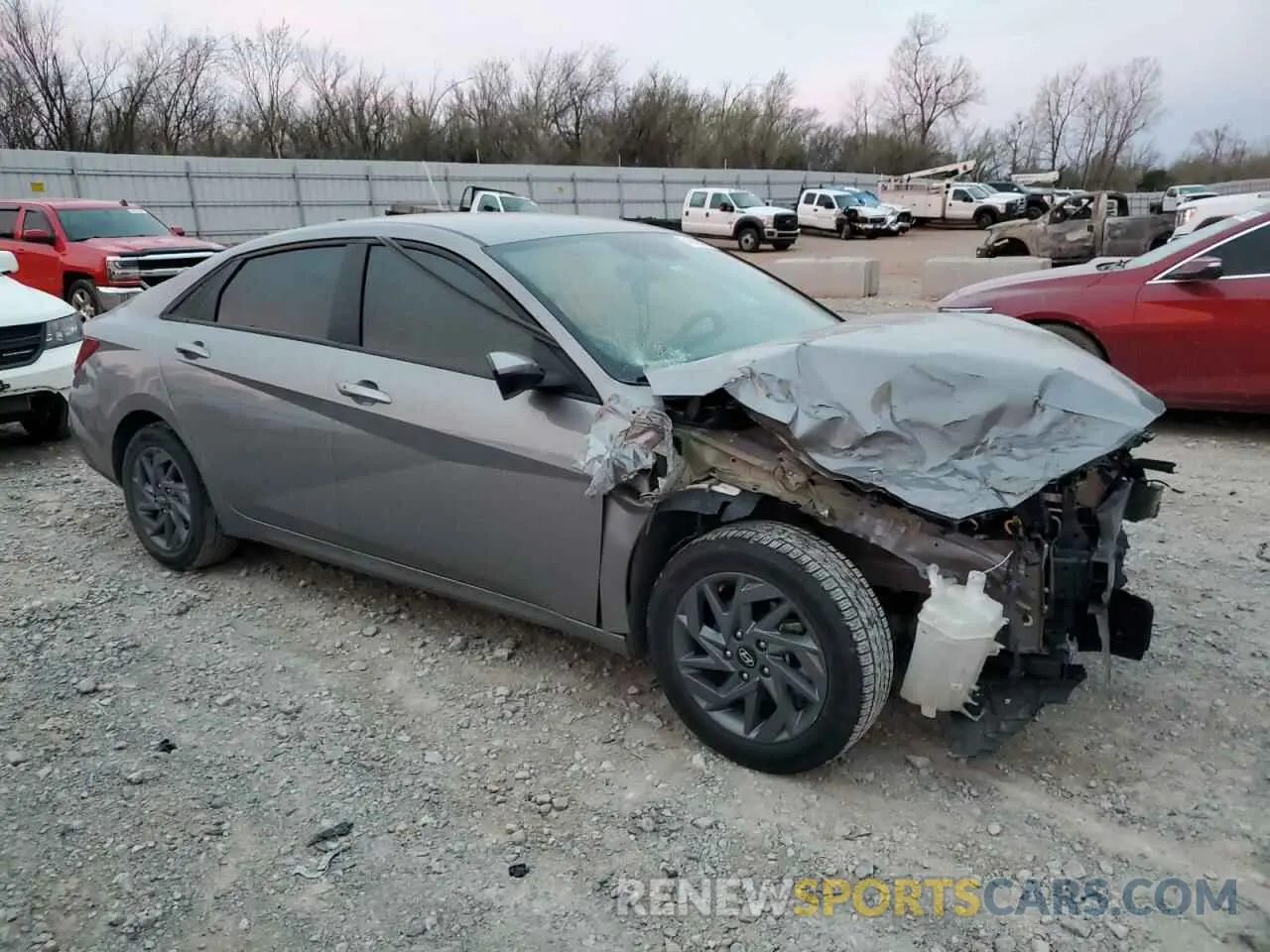 4 fotografías del automóvil dañado KMHLM4DG6RU700512 HYUNDAI ELANTRA 2024