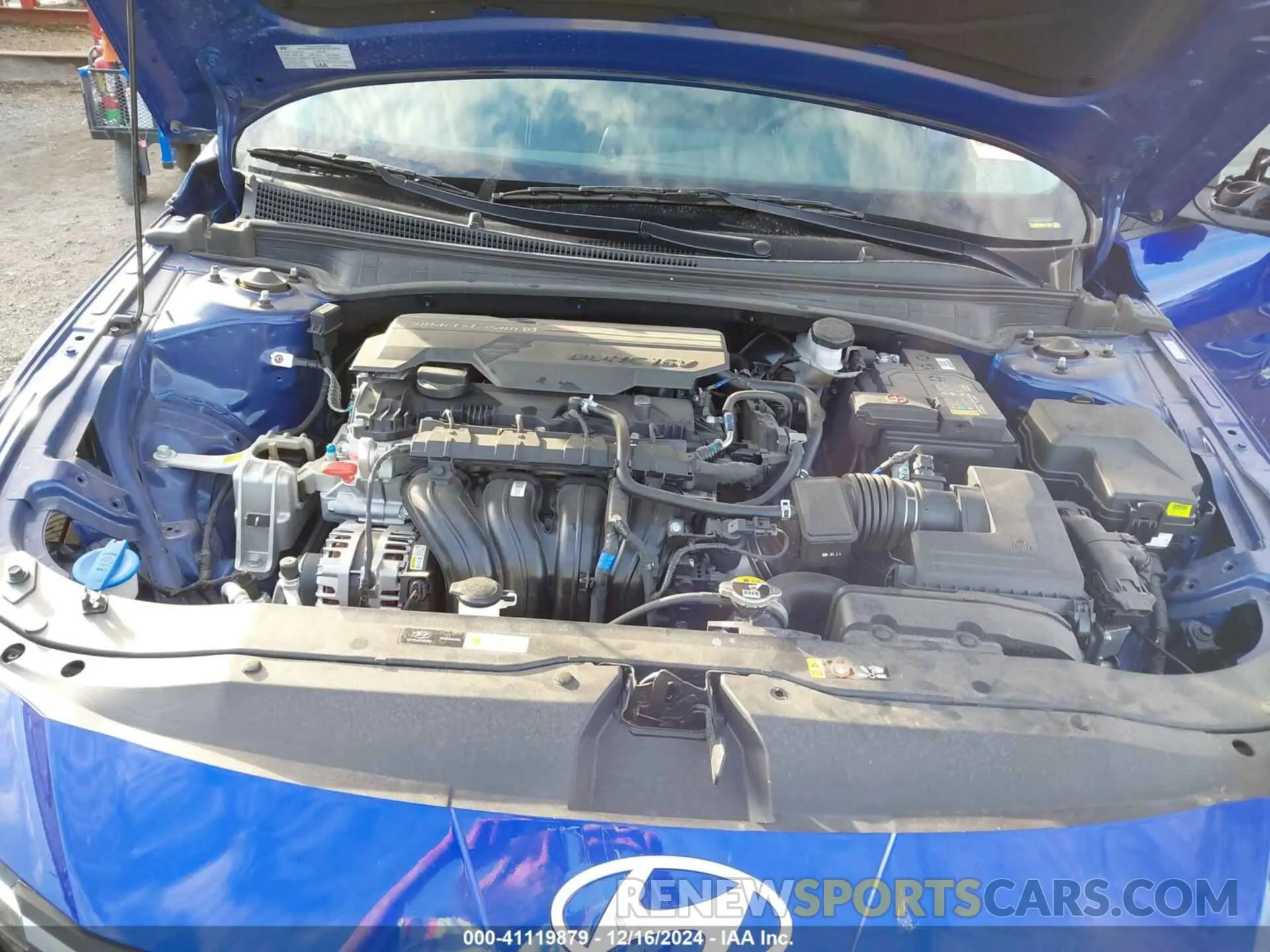 10 fotografías del automóvil dañado KMHLM4DG6RU747068 HYUNDAI ELANTRA 2024
