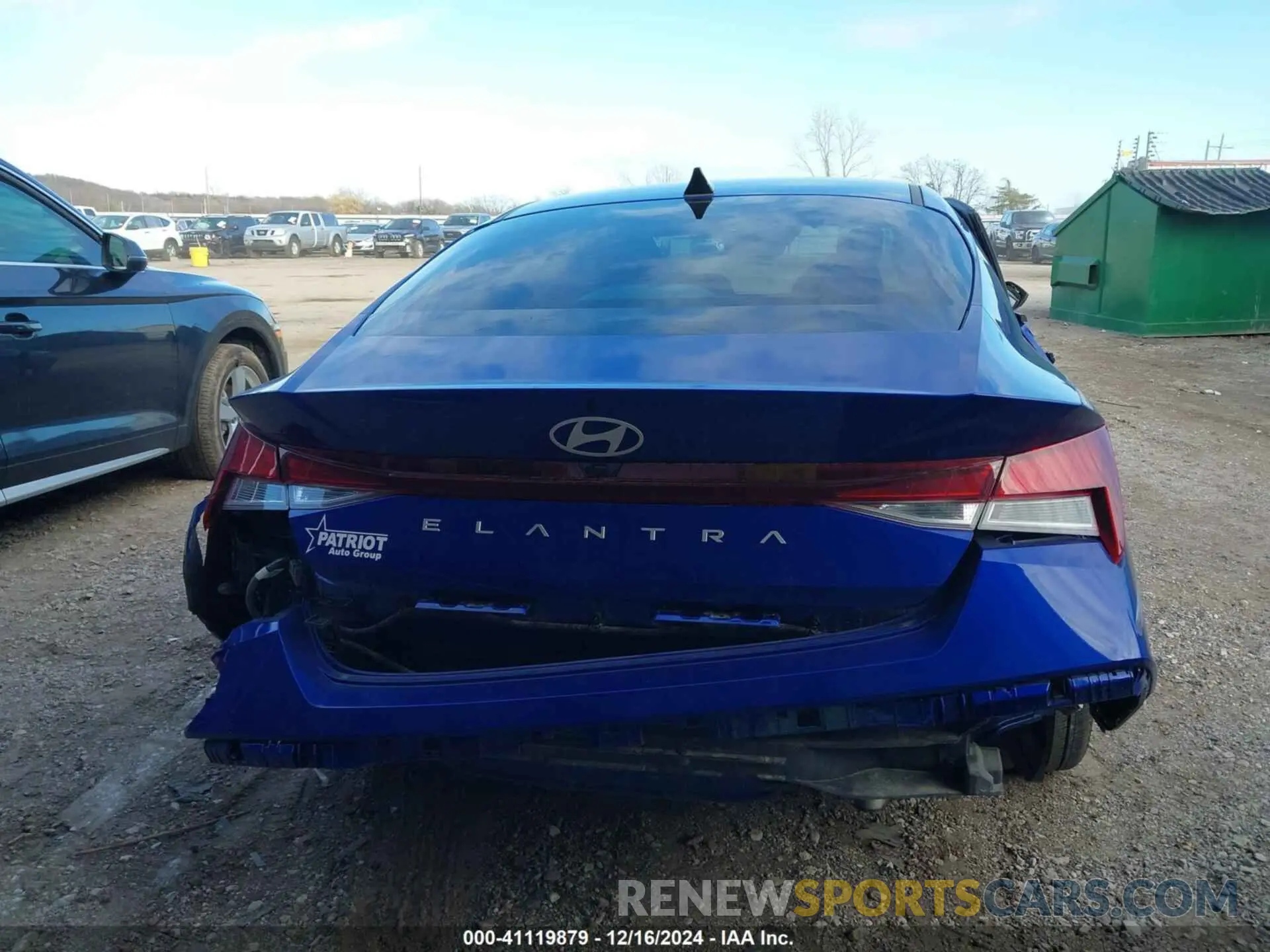 17 fotografías del automóvil dañado KMHLM4DG6RU747068 HYUNDAI ELANTRA 2024