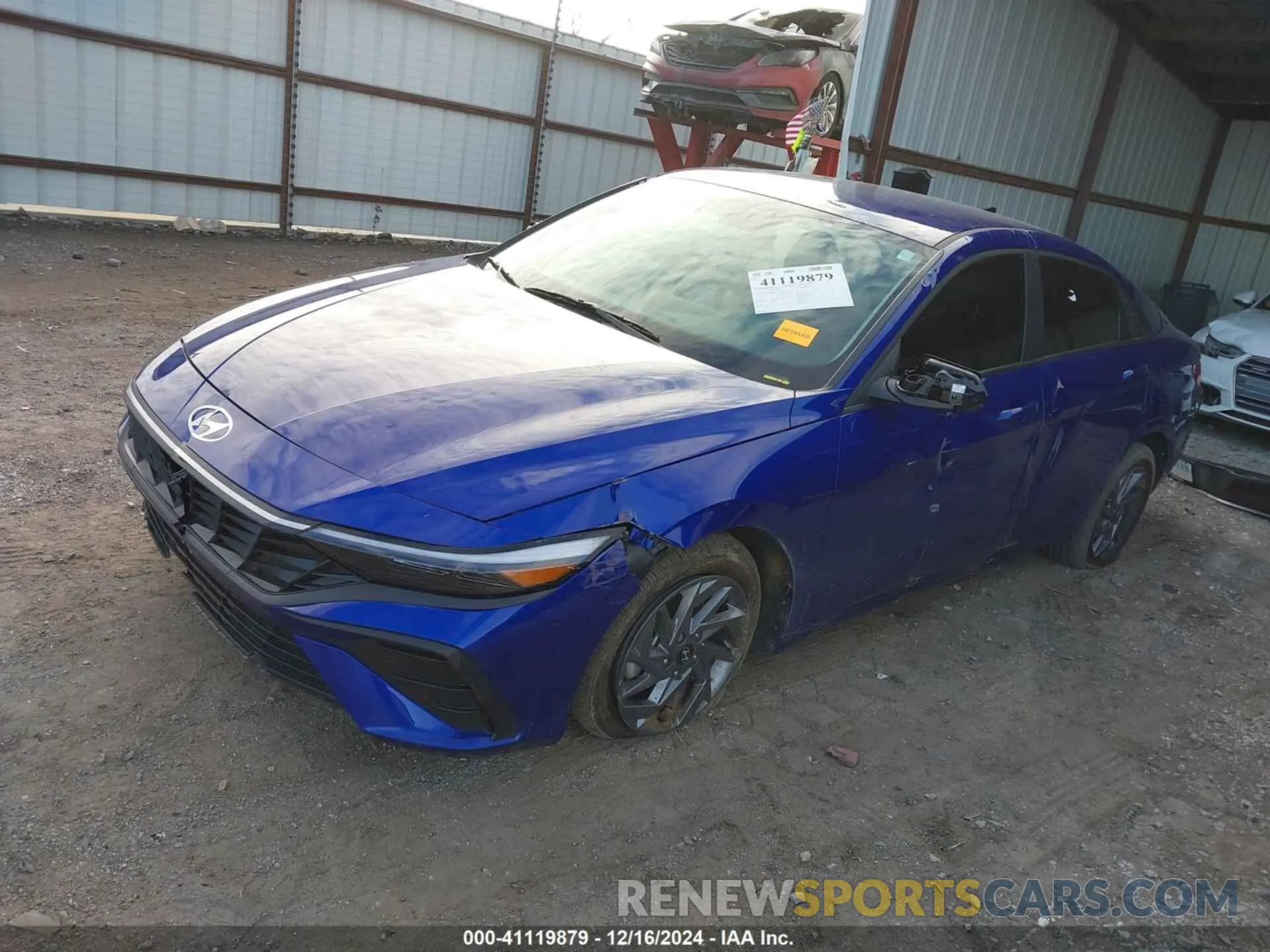 2 fotografías del automóvil dañado KMHLM4DG6RU747068 HYUNDAI ELANTRA 2024