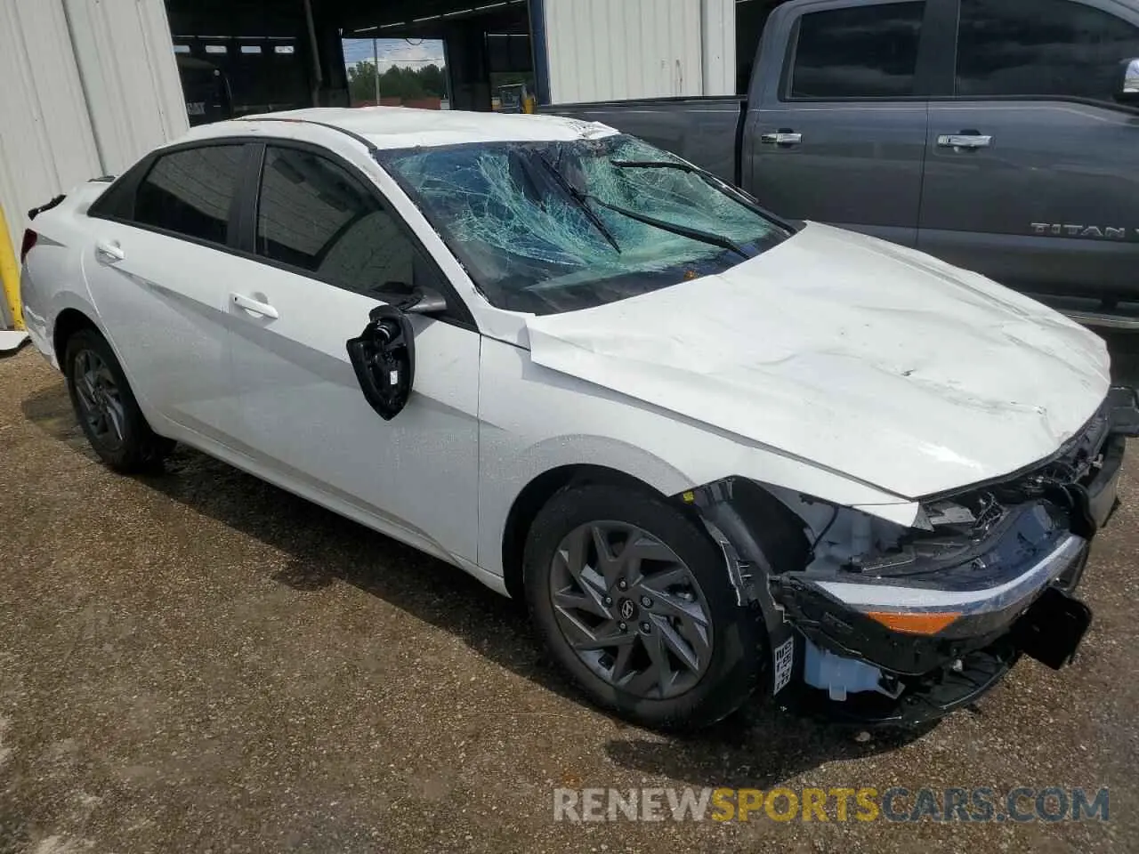 4 fotografías del automóvil dañado KMHLM4DG6RU750195 HYUNDAI ELANTRA 2024