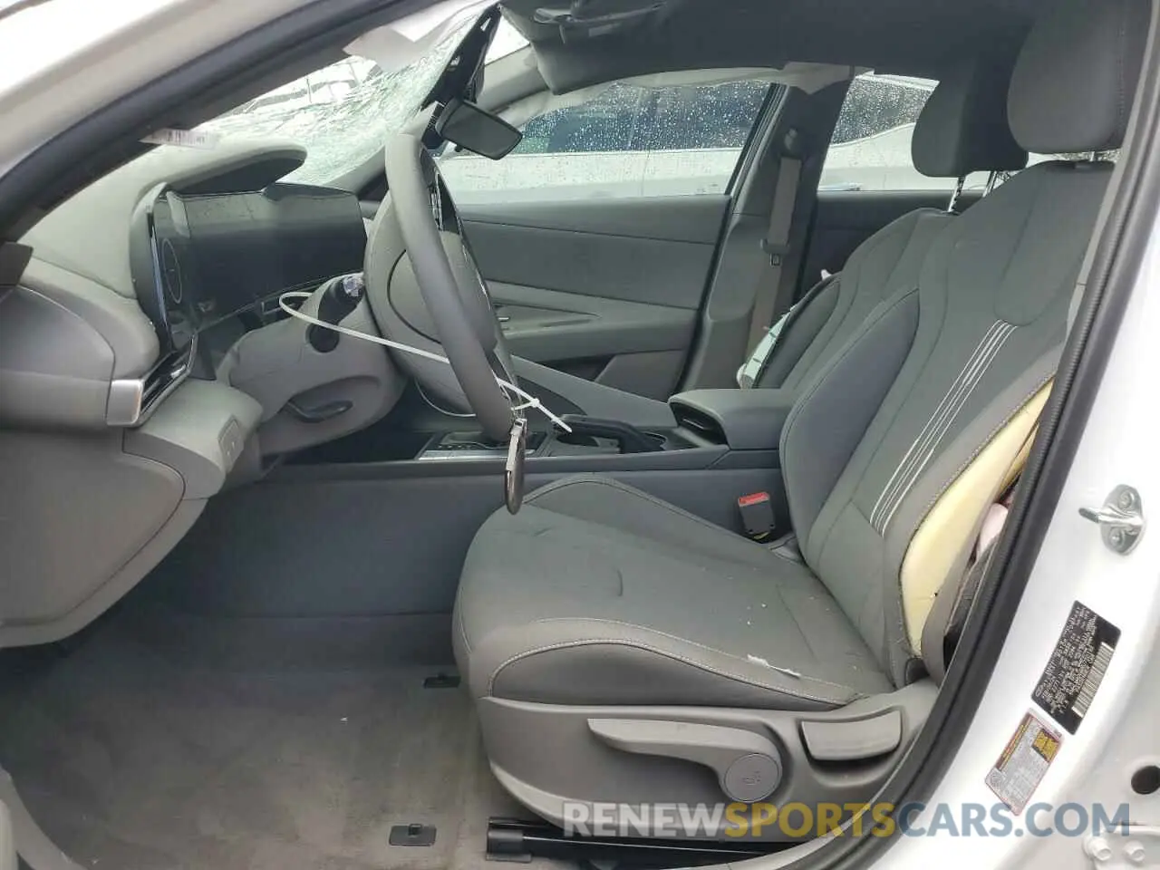 7 fotografías del automóvil dañado KMHLM4DG6RU750195 HYUNDAI ELANTRA 2024