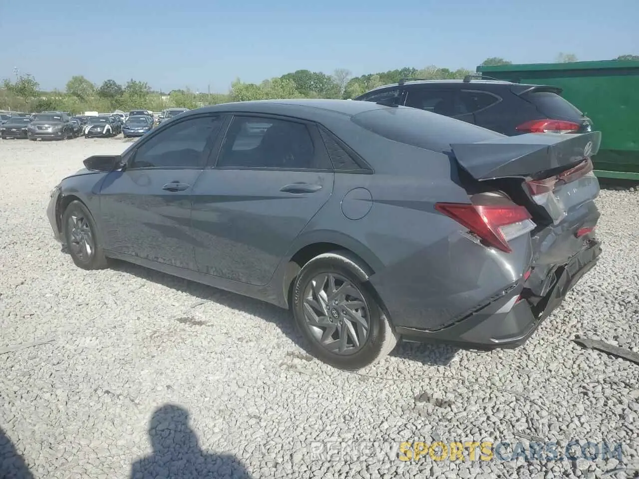 2 fotografías del automóvil dañado KMHLM4DG6RU772147 HYUNDAI ELANTRA 2024