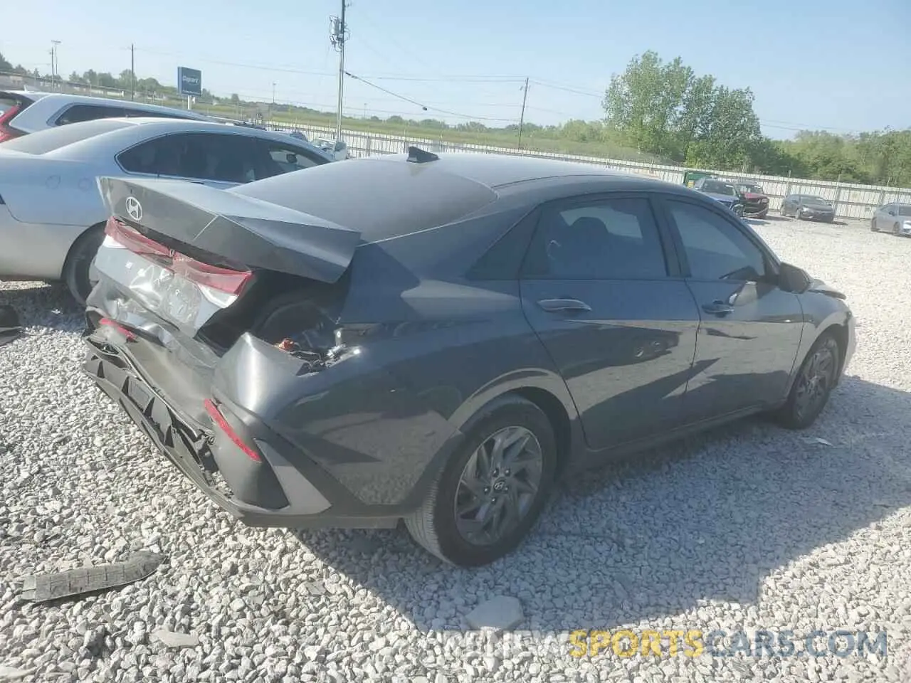 3 fotografías del automóvil dañado KMHLM4DG6RU772147 HYUNDAI ELANTRA 2024