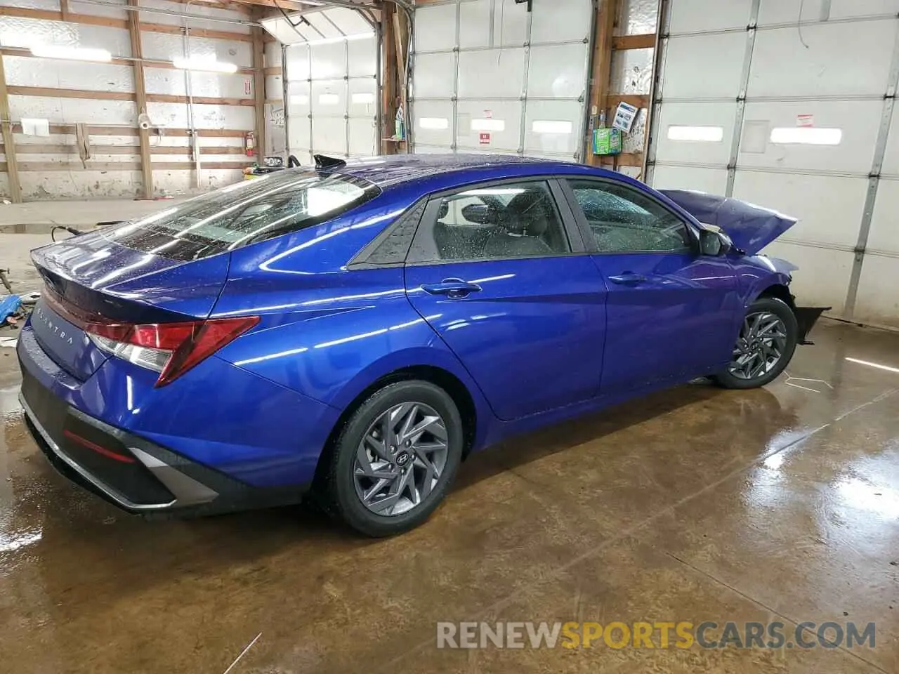 3 fotografías del automóvil dañado KMHLM4DG6RU780216 HYUNDAI ELANTRA 2024