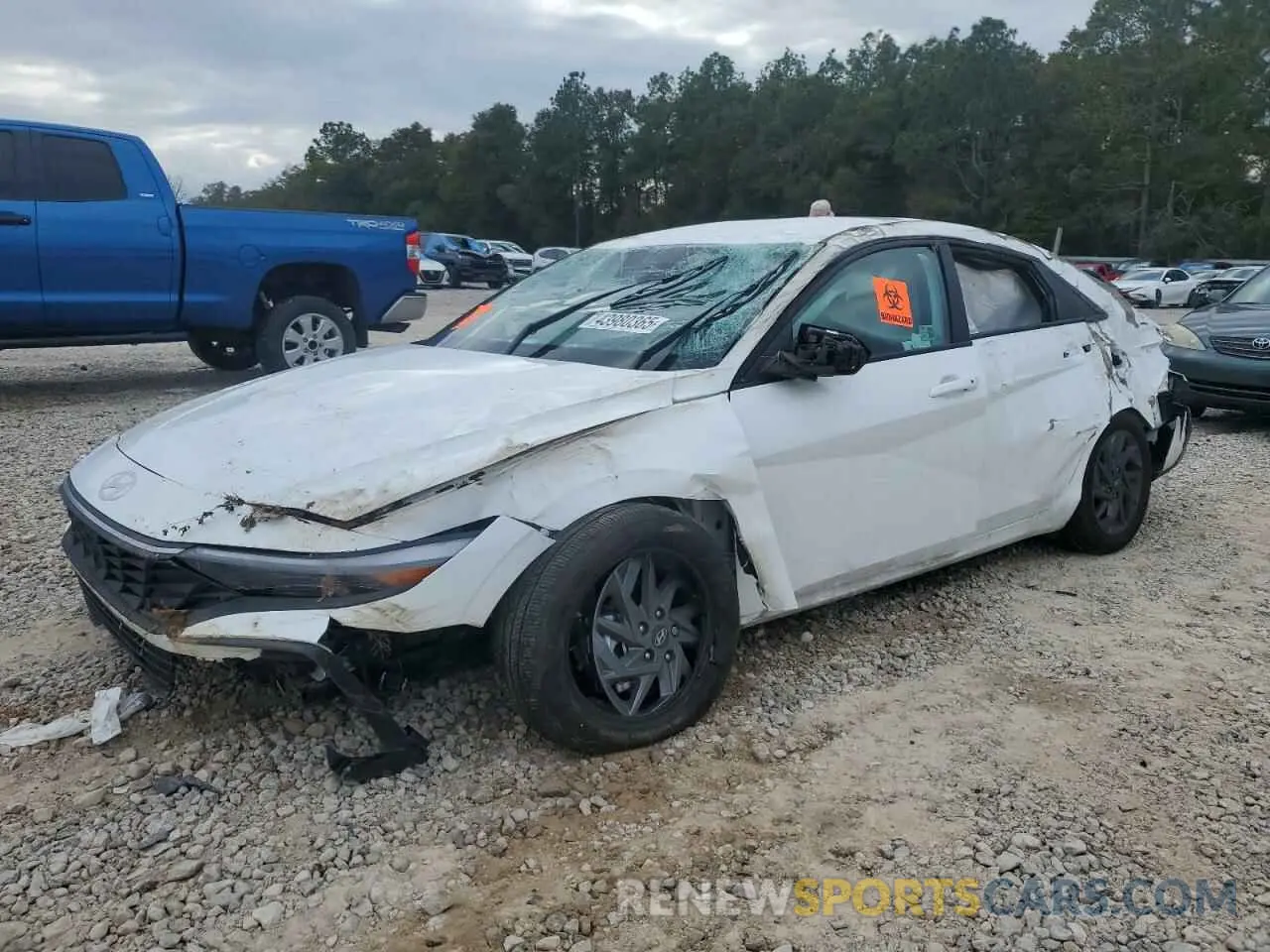 1 fotografías del automóvil dañado KMHLM4DG6RU846876 HYUNDAI ELANTRA 2024