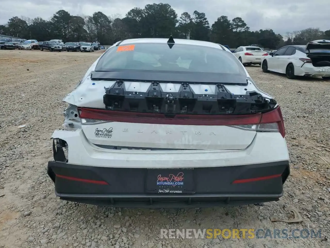 6 fotografías del automóvil dañado KMHLM4DG6RU846876 HYUNDAI ELANTRA 2024