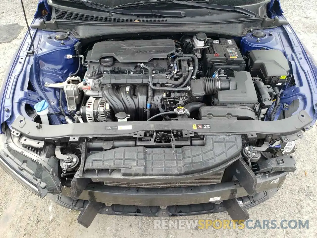 11 fotografías del automóvil dañado KMHLM4DG7RU650252 HYUNDAI ELANTRA 2024