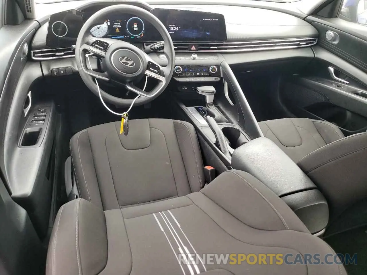 8 fotografías del automóvil dañado KMHLM4DG7RU650252 HYUNDAI ELANTRA 2024