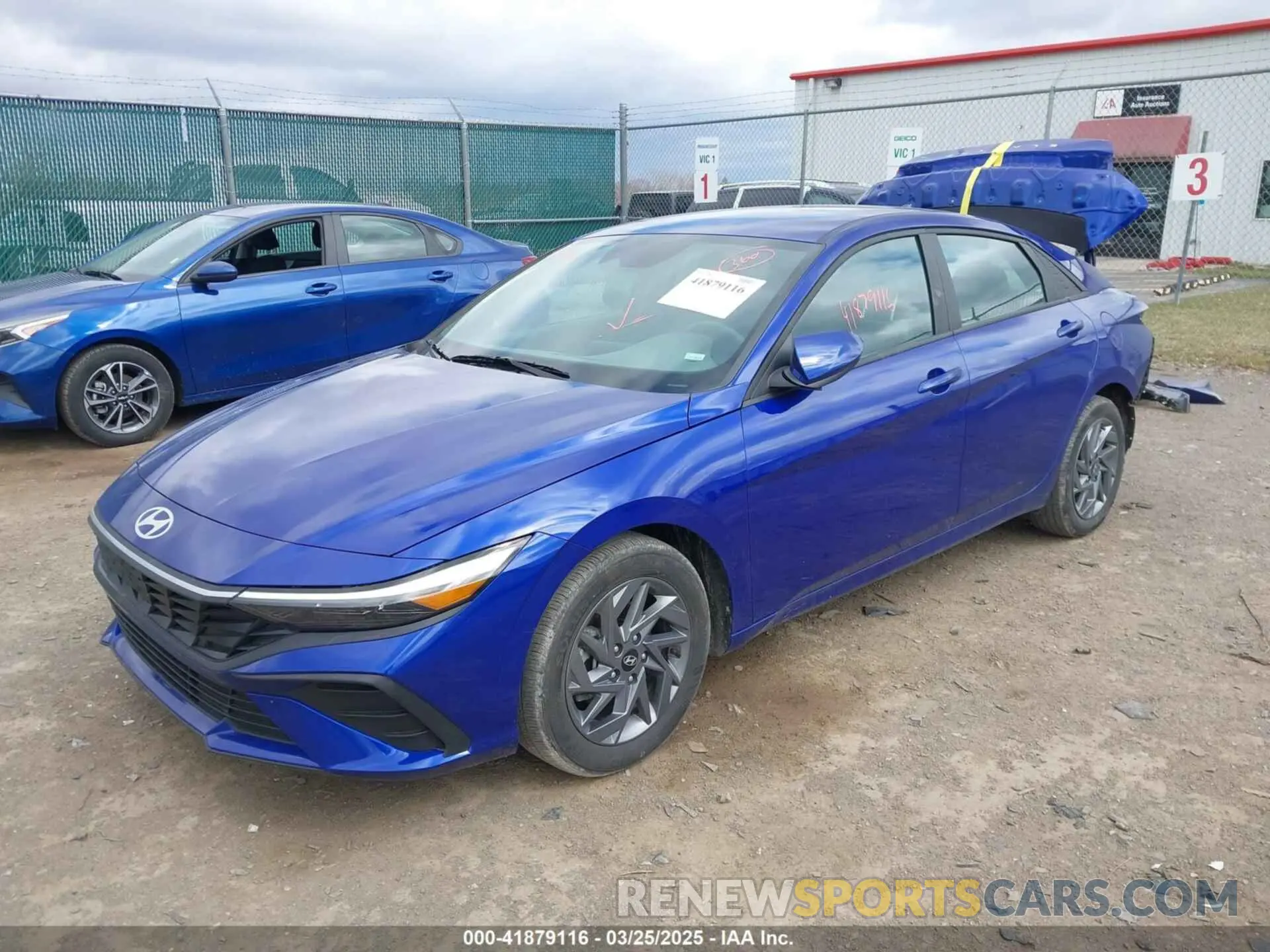 2 fotografías del automóvil dañado KMHLM4DG7RU650977 HYUNDAI ELANTRA 2024