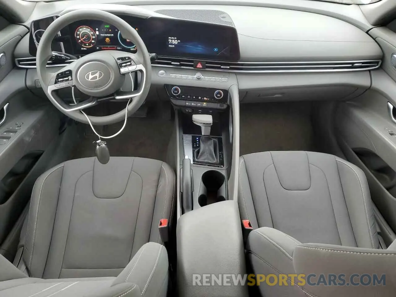 8 fotografías del automóvil dañado KMHLM4DG7RU659159 HYUNDAI ELANTRA 2024