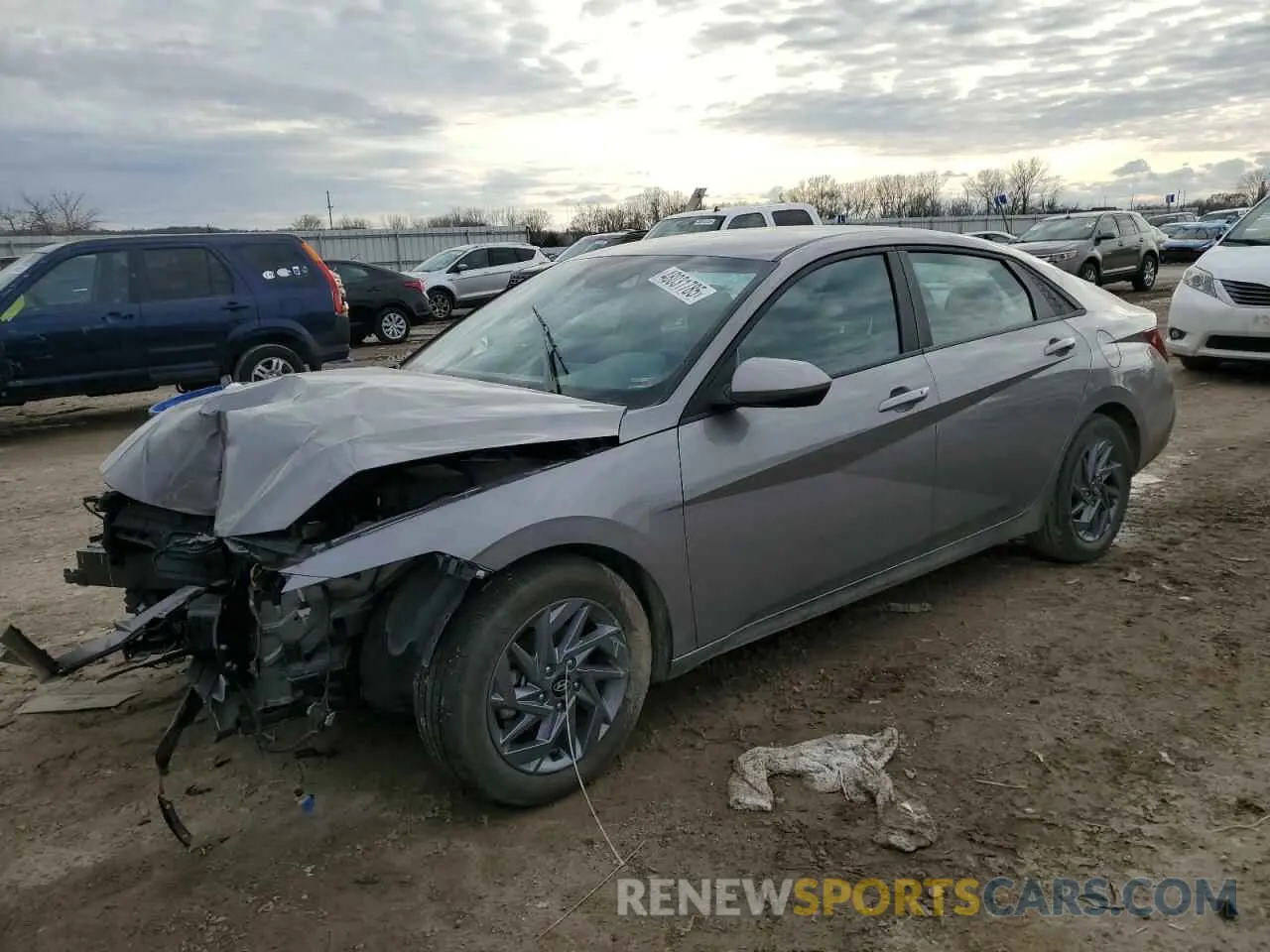 1 fotografías del automóvil dañado KMHLM4DG7RU665527 HYUNDAI ELANTRA 2024