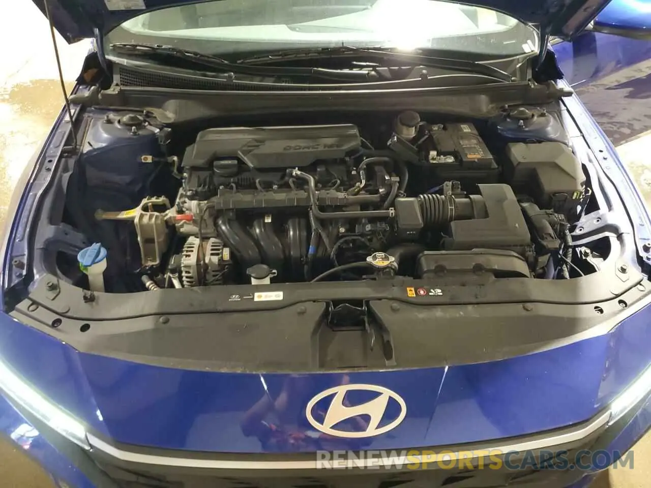 11 fotografías del automóvil dañado KMHLM4DG7RU672946 HYUNDAI ELANTRA 2024